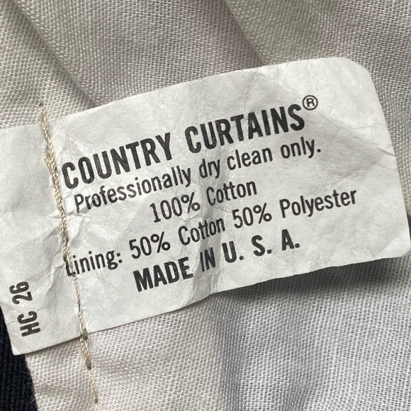 Sold @ sale! Farmhouse, 2- Buffalo Check Austrian Valences - Picture 4 of 9